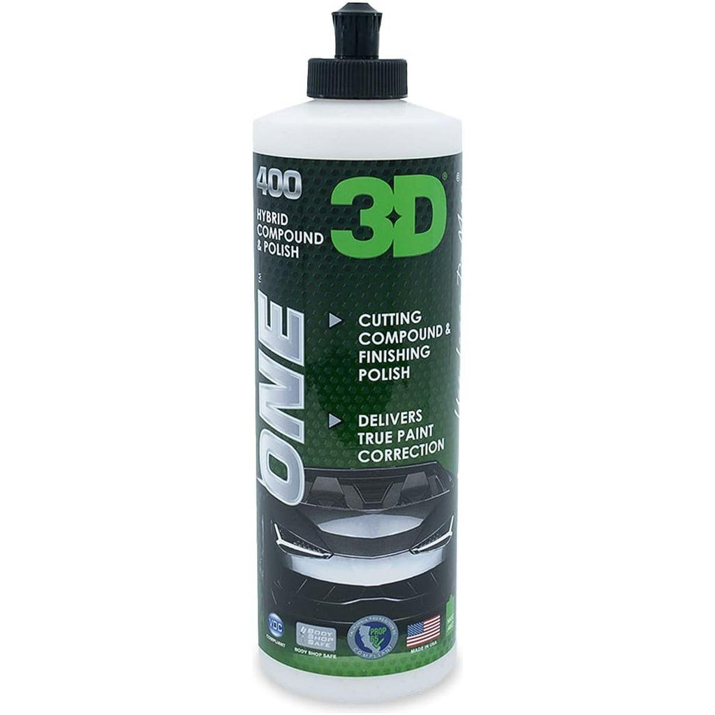 3D Products | 400 One | Hybrid Compound & Polish - Detailers Warehouse
