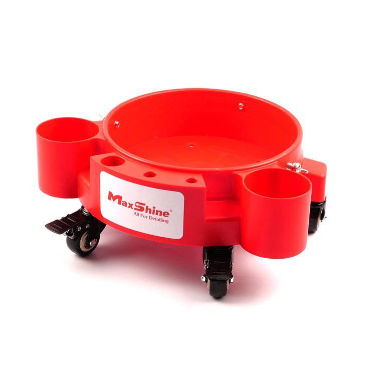 Maxshine | Rolling Bucket Dolly | All Colors - Detailers Warehouse