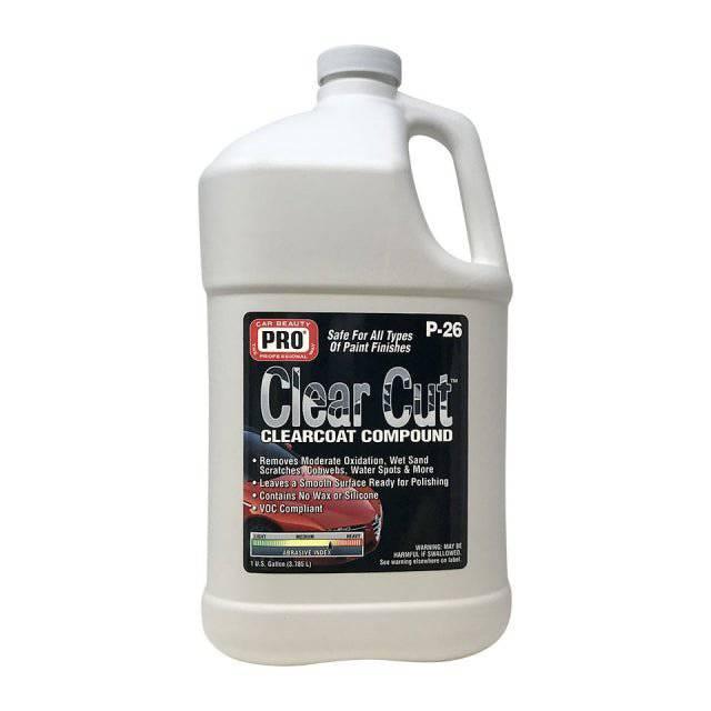PRO Car Care | P-26 Clear-Cut | Clearcoat Compound - Detailers Warehouse