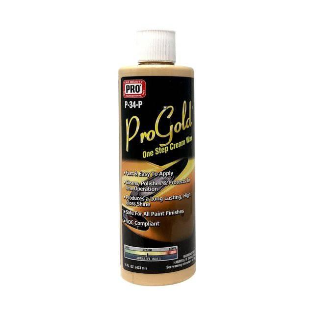 PRO Car Care | P-34 Pro Gold | Cleaner Wax - Detailers Warehouse