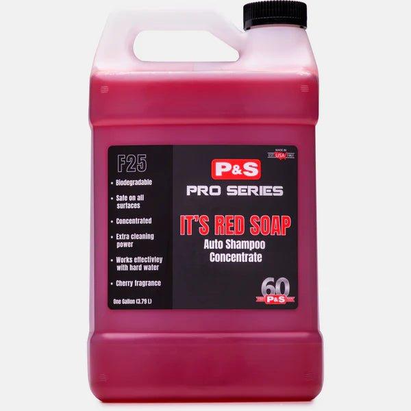 P&S Detail Products | It's Red Soap | Foaming Auto Shampoo - Detailers Warehouse