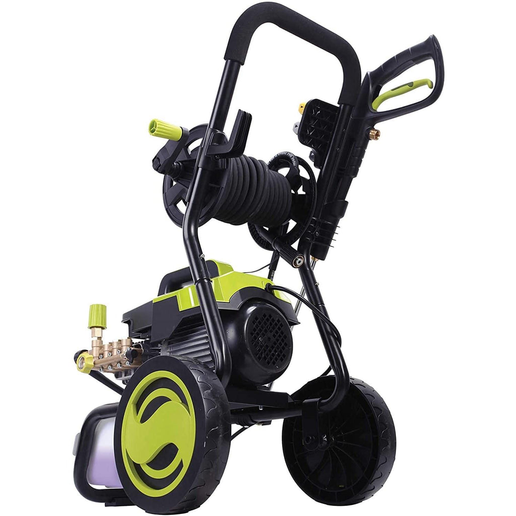 Sun Joe SPX9006-PRO 2.15 HP 1300 PSI 2 GPM Commercial Pressure Washer with Roll Cage and Hose Reel - Detailers Warehouse